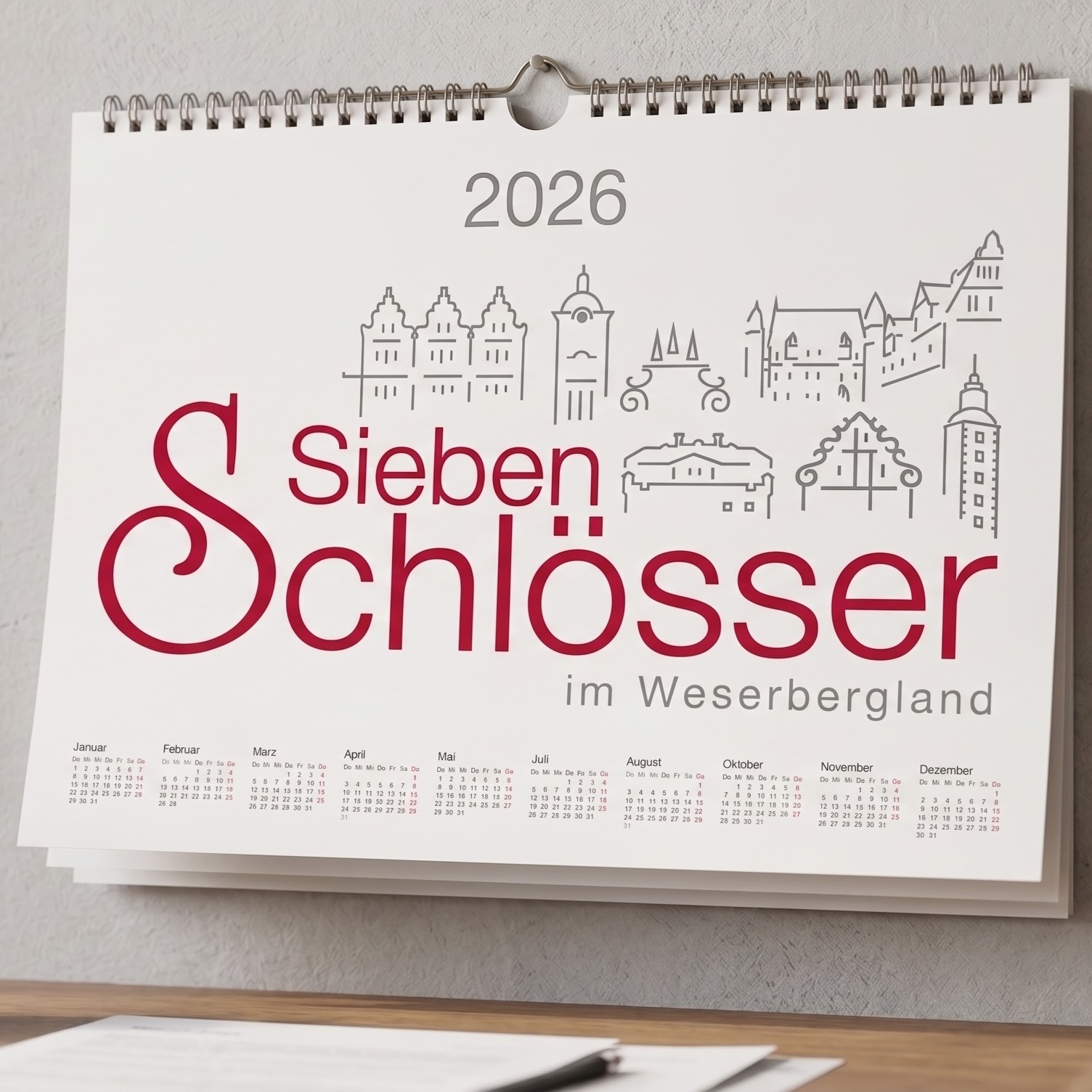 Wichtigste August– und September–Termine 2026 auf den Sieben Schlössern im Weserbergland und in Hameln (Auswahl)